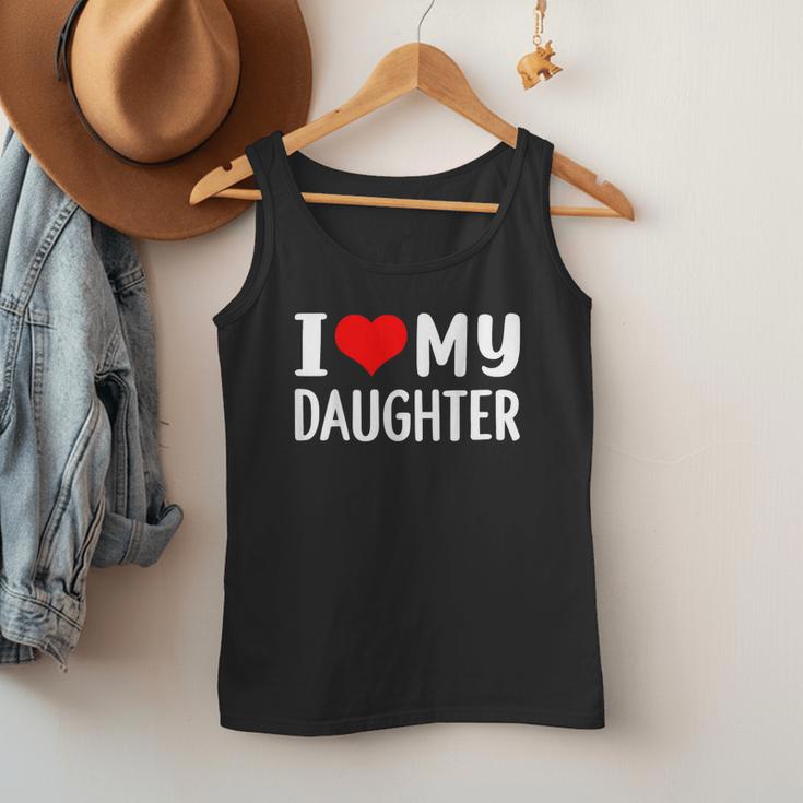I Love My Daughter Fathers Day For Dad Men Tank Top