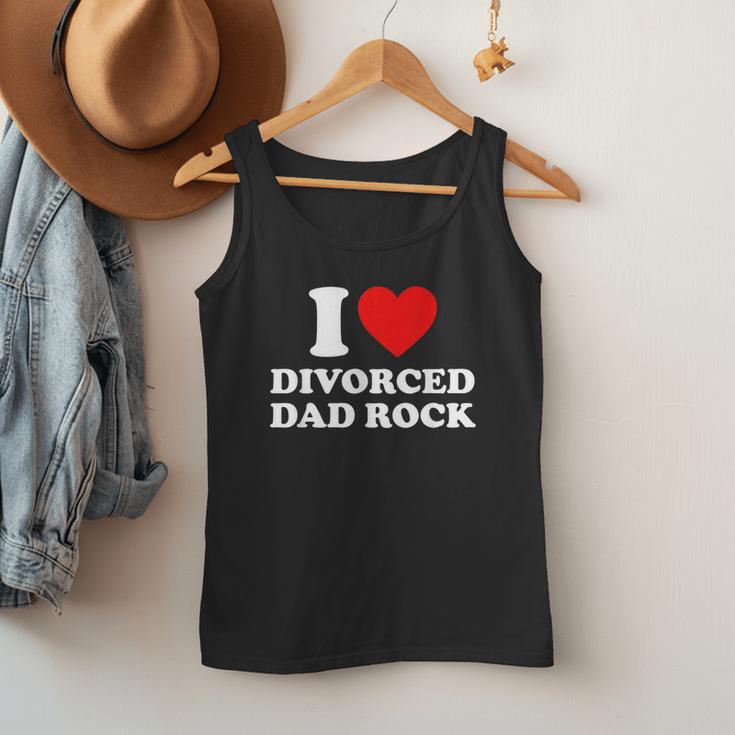 I Love Divorced Dad Rock Joke Men Tank Top