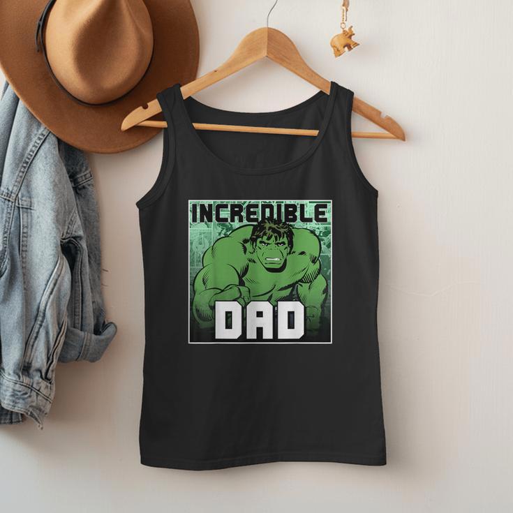 Marvel Comics Avengers Father's Day Hulk Incredible Dad Men Tank Top