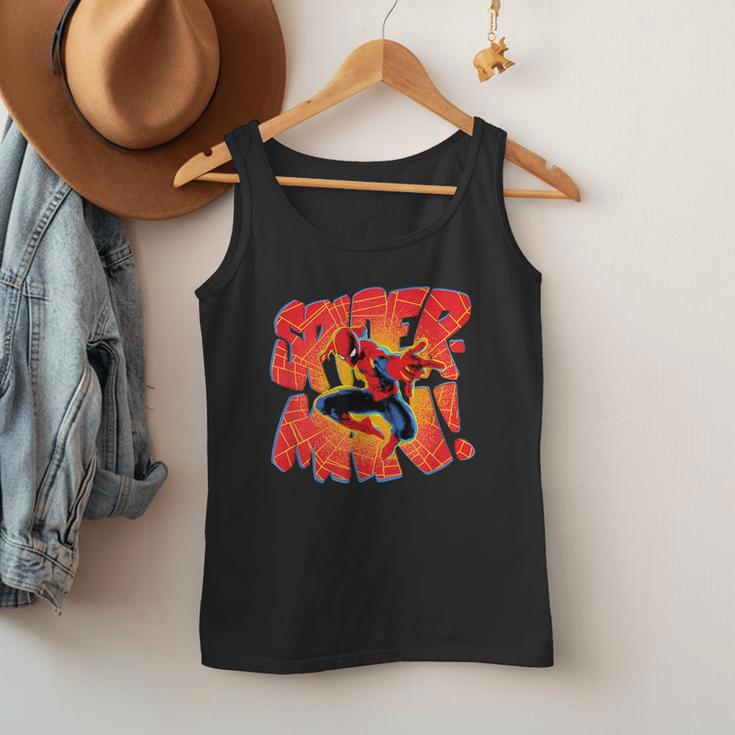 Marvel Spider-Man Peter Parker Comic Book Letter Logo Men Tank Top Marvel Spider-Man Peter Parker Comic Book Letter Logo Men Tank Top