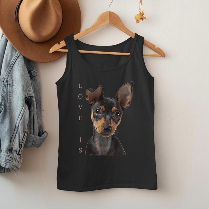 Miniature Pinscher Shirt Dog Mom Dad Tshirt Love Puppy Pet Men Tank Top