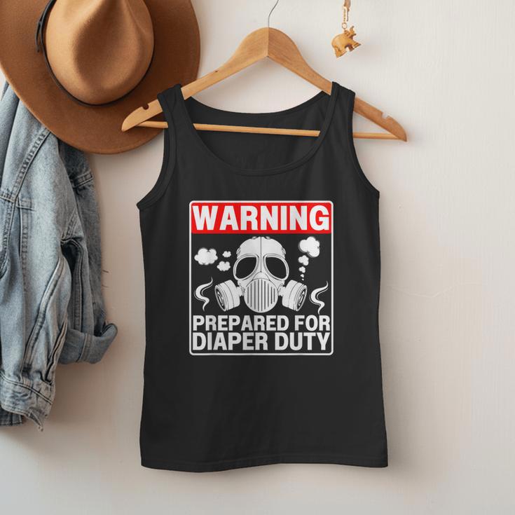 New Dad Prepared For Diaper Duty Daddy Diaper Duty Men Tank Top