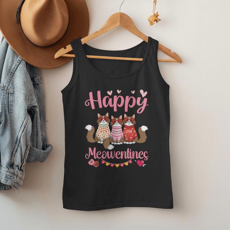 Norwegian Forest Cat Happy Meowentines Valentine Dad Mom Men Tank Top