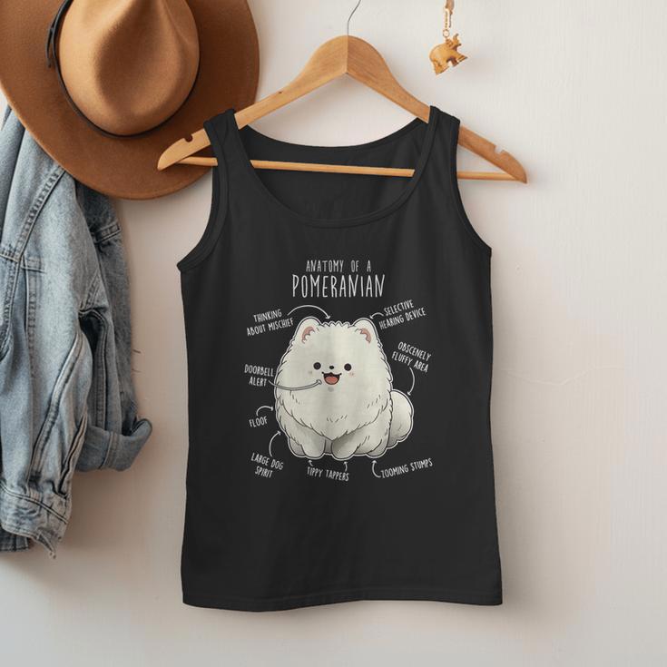 Pomeranian Anatomy Cute Pet Pom Mom Dog Dad For Men Women Girls Kids Men Tank Top