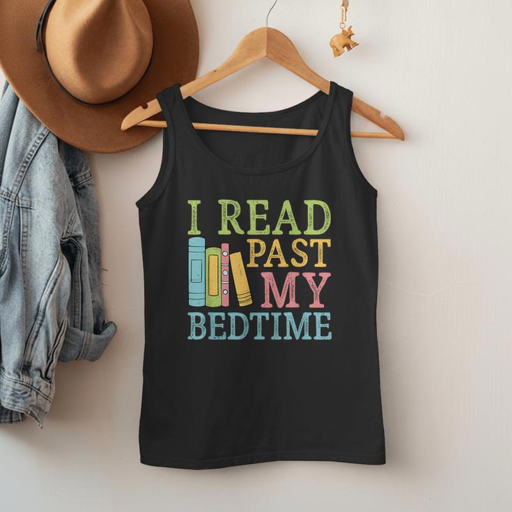 I Read Past My Bedtime Book Quote Humor Men Tank Top