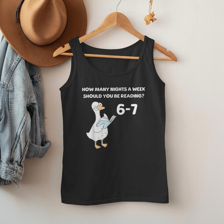 Reading 6-7 Silly Goose Read Books Bookish Bookworm Men Tank Top Reading 6-7 Silly Goose Read Books Bookish Bookworm Men Tank Top
