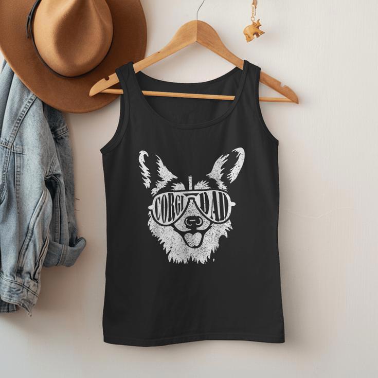 Retro Corgi Dad Dog Owner Pet Welsh Corgi Fathers Day Men Tank Top Retro Corgi Dad Dog Owner Pet Welsh Corgi Fathers Day Men Tank Top
