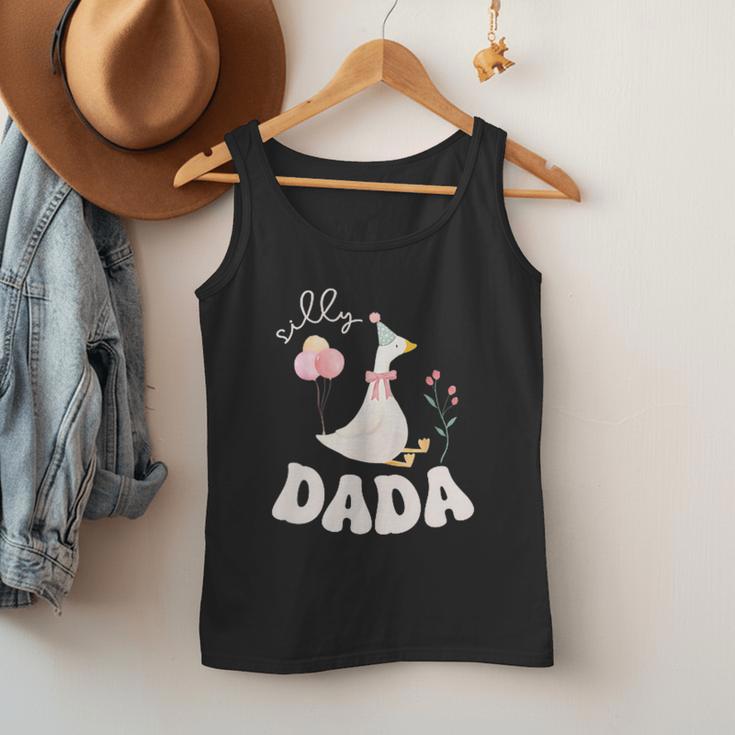 Silly Dada Silly Goose Dad Birthday Family Matching Party Men Tank Top