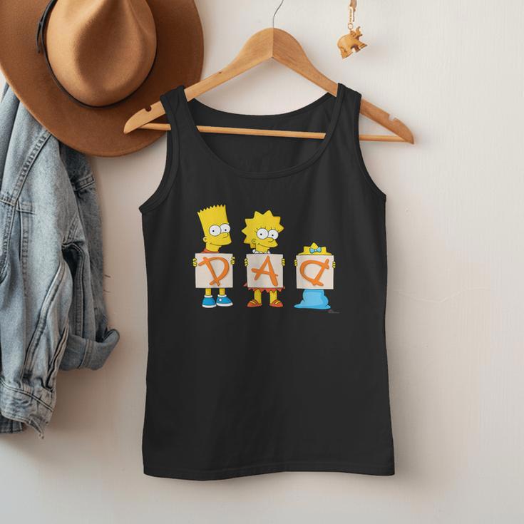 The Simpsons Father's Day Bart Lisa Maggie Dad Birthday Men Tank Top