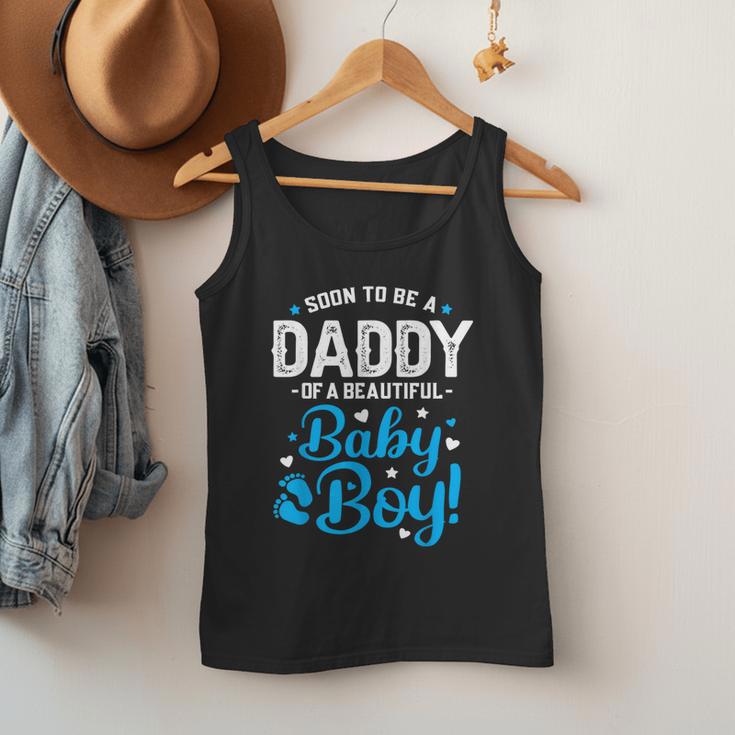 Soon To Be A Daddy Of A Baby Boy New Dad Expecting Father Men Tank Top
