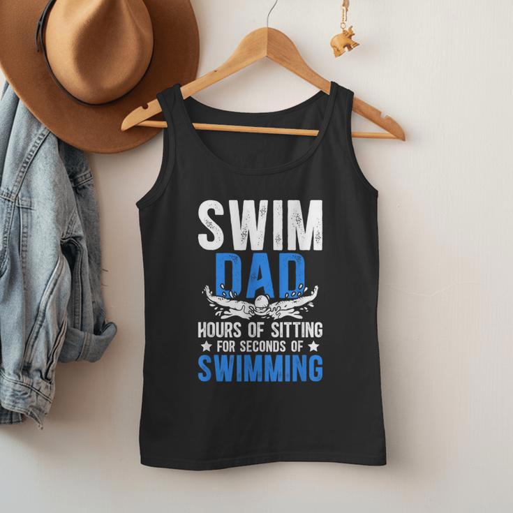 Swim Dad Swimming Dad Of A Swimmer Dad Swim Father Men Tank Top