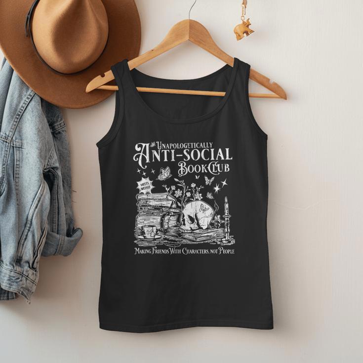 Unapologetically Anti Social Book Club Introvert Reader Men Tank Top