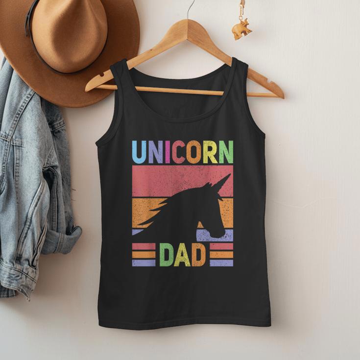 Unicorn Birthday Outfit Dad Unicorn Costume Bday Dad Unicorn Men Tank Top