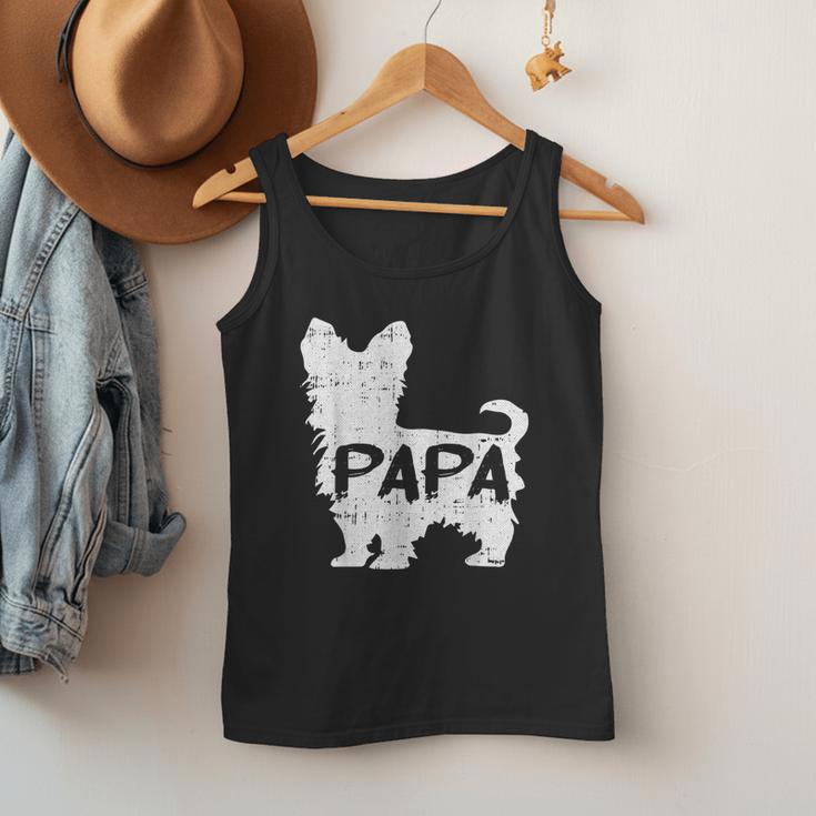 Yorkshire Terrier Papa Dog Puppy Doggie Pet Lover Yorkie Dad Men Tank Top Yorkshire Terrier Papa Dog Puppy Doggie Pet Lover Yorkie Dad Men Tank Top