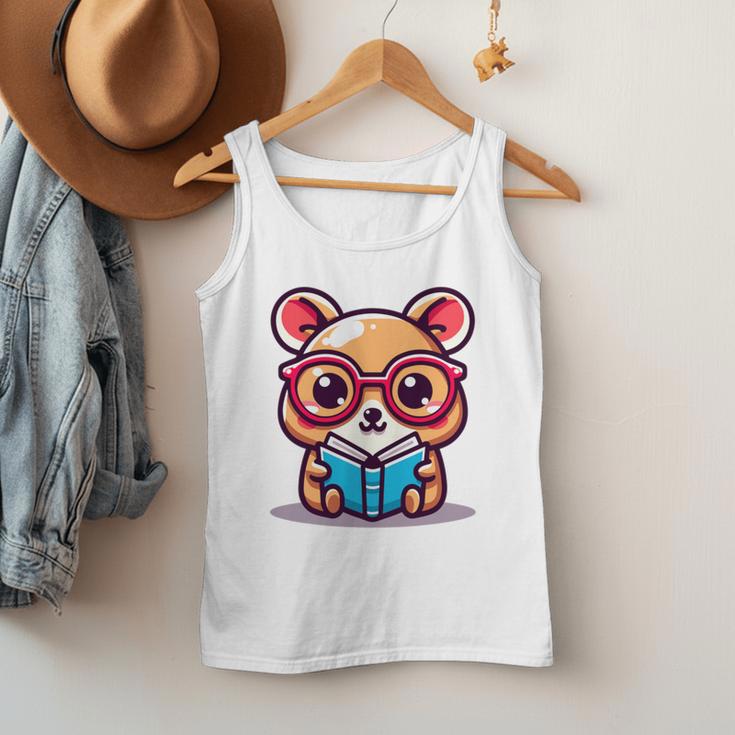 Adorable Book Lover Quokka With Reading Glasses Cute Men Tank Top Adorable Book Lover Quokka With Reading Glasses Cute Men Tank Top