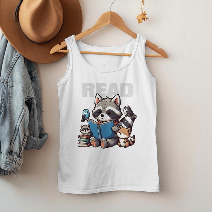 Animals Raccoon Reading Book Librarian Across America Kids Men Tank Top Animals Raccoon Reading Book Librarian Across America Kids Men Tank Top
