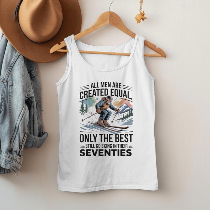 Only The Best Still Go Skiing In Their Seventies Men Dad Men Tank Top