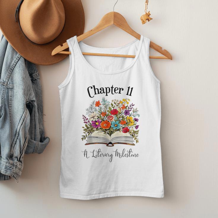 Chapter 11 Years Old 11th Birthday Wildflower Book Lover Men Tank Top