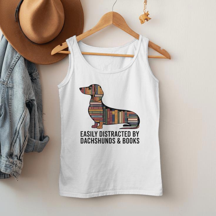 Dachshund Dog Dachshund Decor Books Nerds Dachshund Men Tank Top