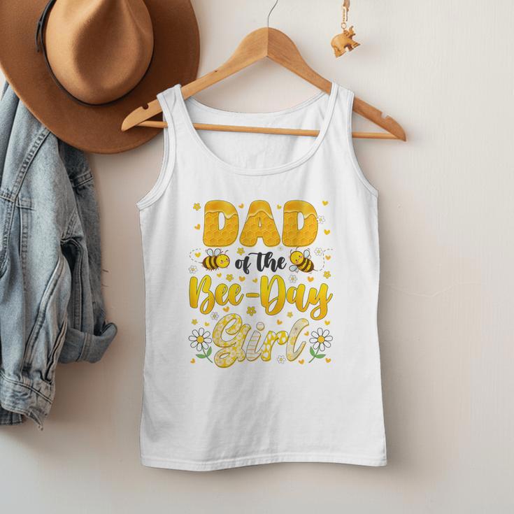 Dad Of The Bee Day Girl Flower Birthday Family Matching Men Tank Top