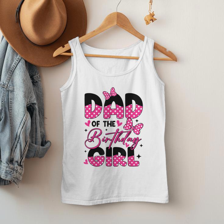 Dad Of The Birthday Girl Pink Family Birthday Girls Party Men Tank Top