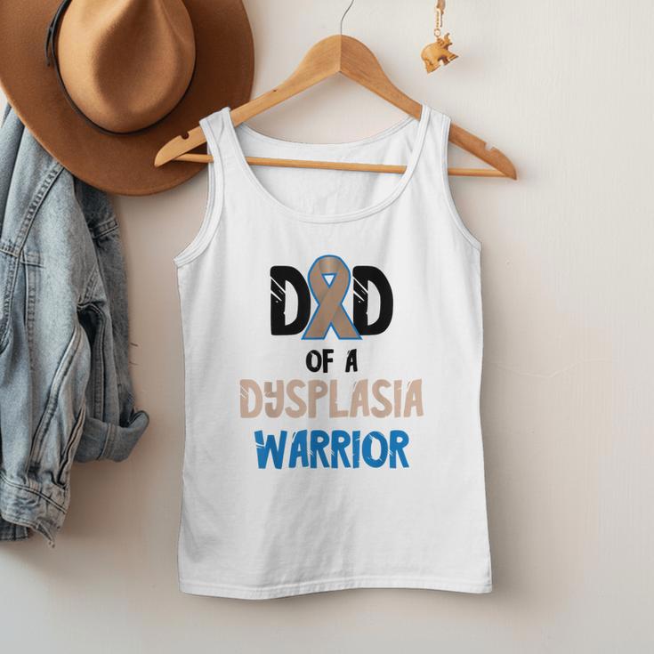 Dad Of A Hip Dysplasia Warrior Beige Blue Hip Dysplasia Men Tank Top