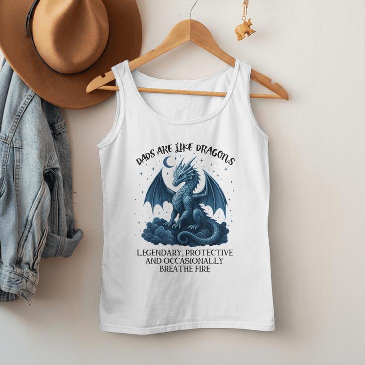 Dads Are Like Dragons Legendary Protective Fatherhood Men Tank Top