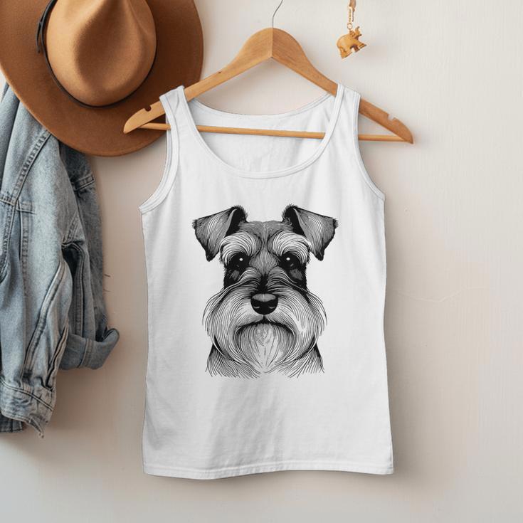 Dog Fingerprint Miniature Schnauzer Dad Mom Men Tank Top Dog Fingerprint Miniature Schnauzer Dad Mom Men Tank Top