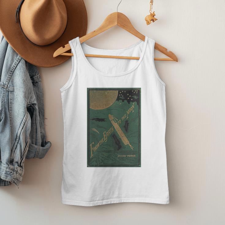 From The Earth To The Moon Book Cover 1874 Premium Men Tank Top