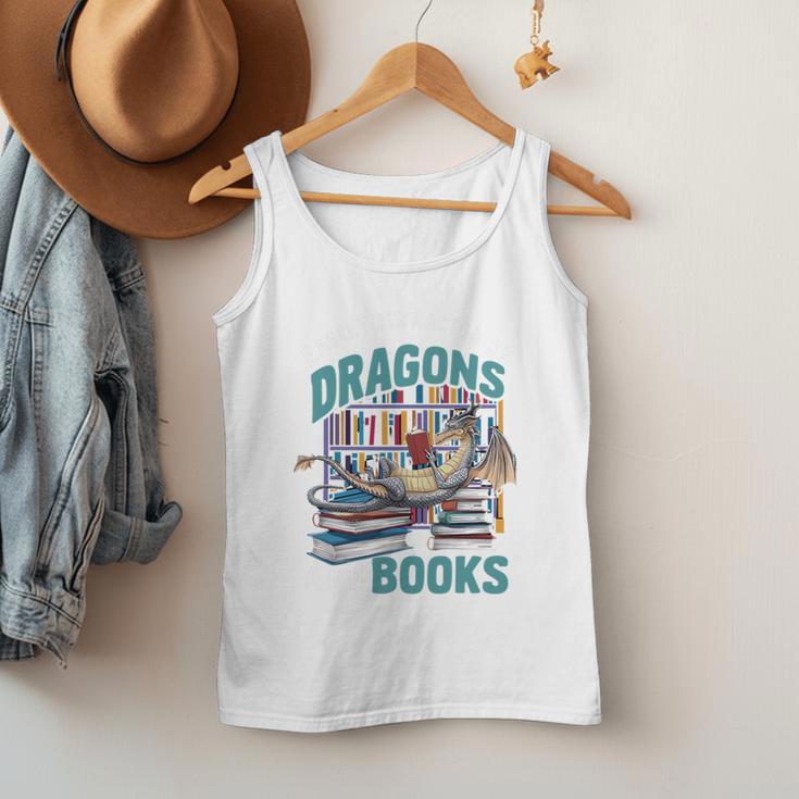 Easily Distracted By Dragons And Books Bookworm Men Tank Top Easily Distracted By Dragons And Books Bookworm Men Tank Top