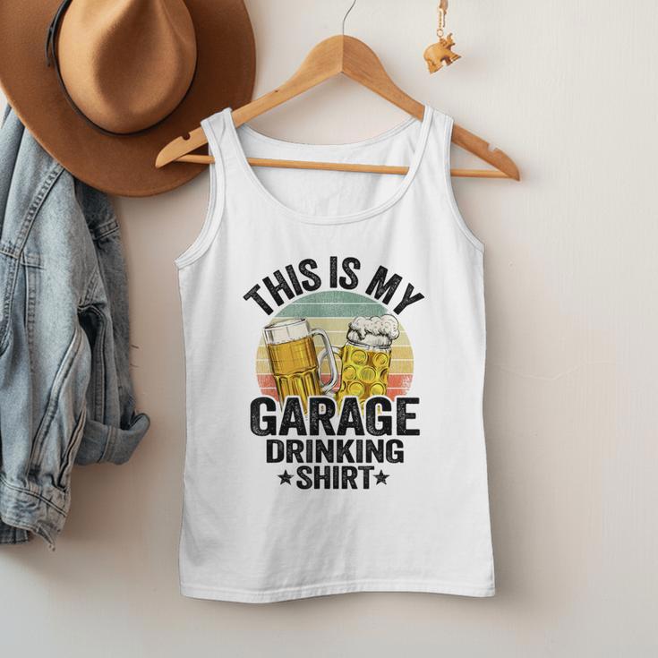 Garage Drinker Dad Vintage Beer This Is My Garage Drinking Men Tank Top