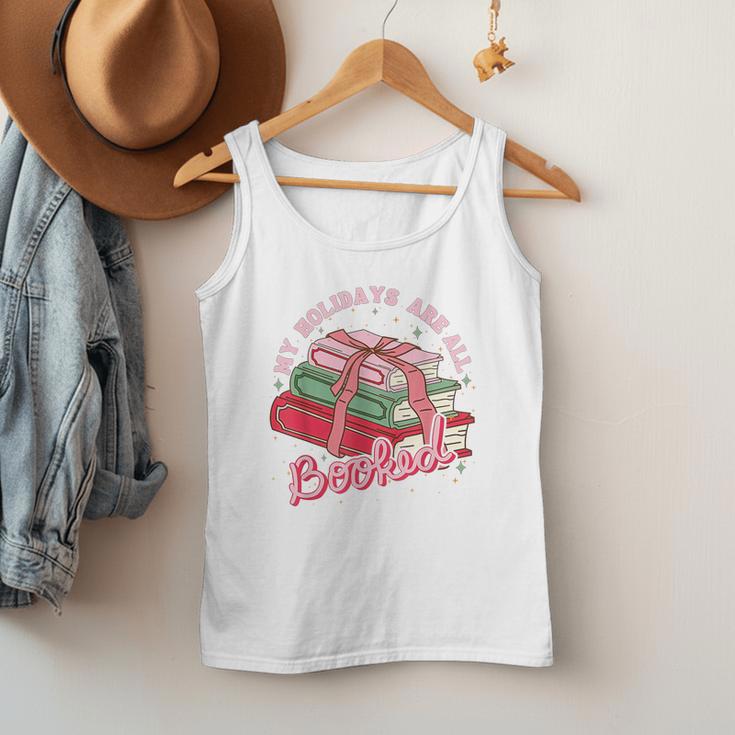 My Holidays Are All Booked Christmas Reading Books Bookish Men Tank Top My Holidays Are All Booked Christmas Reading Books Bookish Men Tank Top