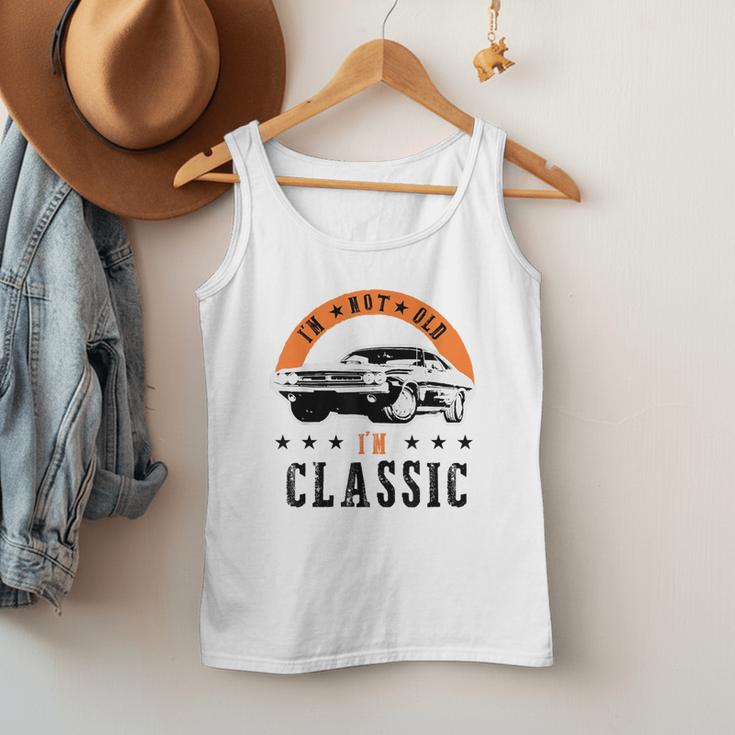 I'm Not Old I'm Classic Muscle Cars Retro Dad Vintage Car Men Tank Top