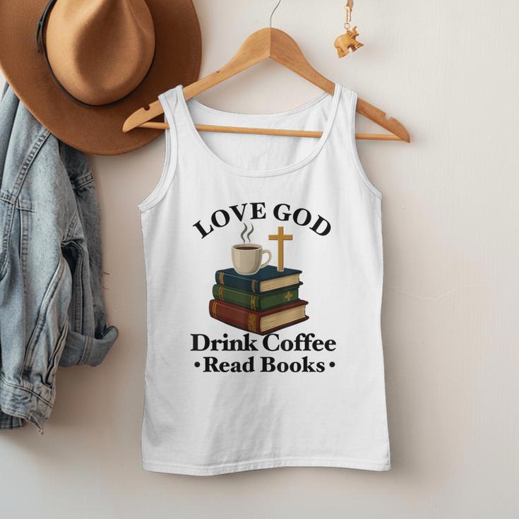 Love God Drink Coffee Read Books Lovers Jesus And Coffee Men Tank Top Love God Drink Coffee Read Books Lovers Jesus And Coffee Men Tank Top