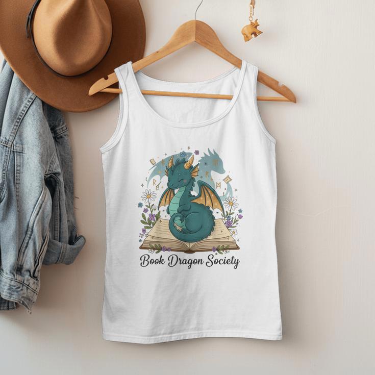 Magical Book Dragon Fantasy Reading Enthusiast Art Men Tank Top