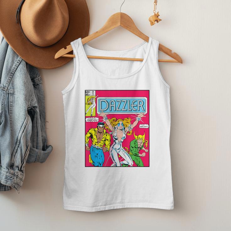 Marvel Universe Classic Dazzler Vintage Comic Book Cover Men Tank Top Marvel Universe Classic Dazzler Vintage Comic Book Cover Men Tank Top