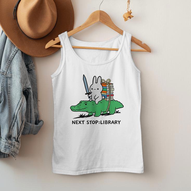 Next Stop Library Reading Book Men Tank Top