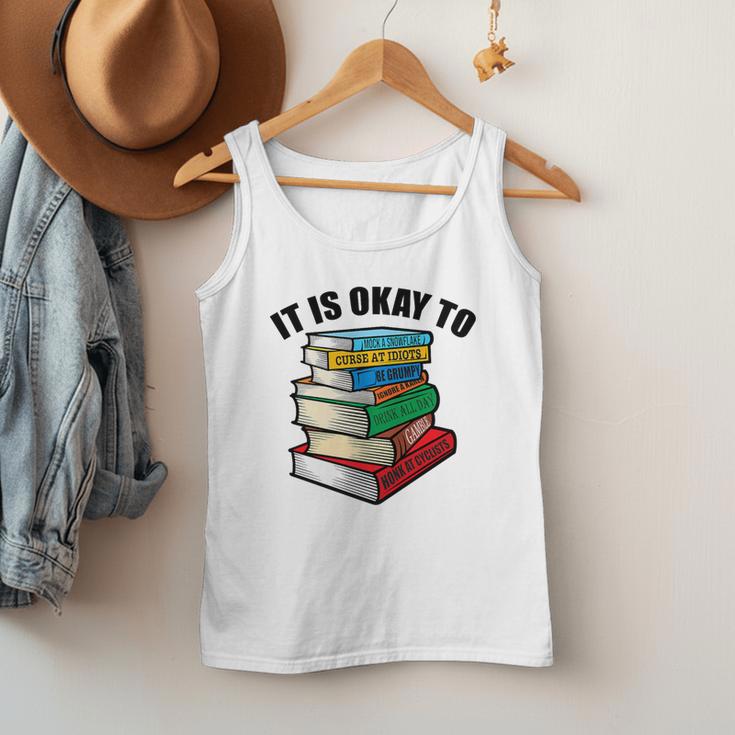 It Is Okay To Be a Grumpy Old Man Book Lover Premium Men Tank Top
