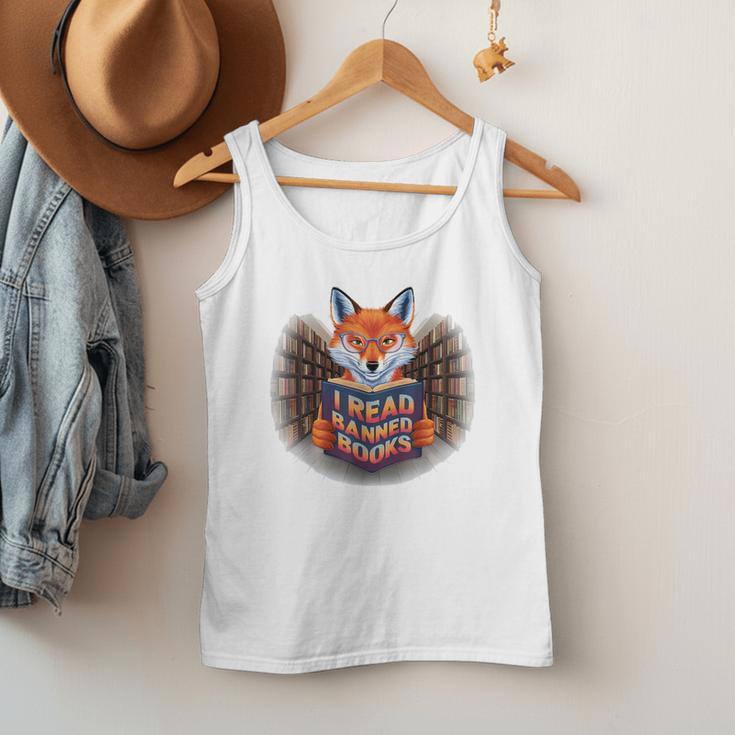 I Read Banned Books Sly Fox Reading Books Men Tank Top I Read Banned Books Sly Fox Reading Books Men Tank Top