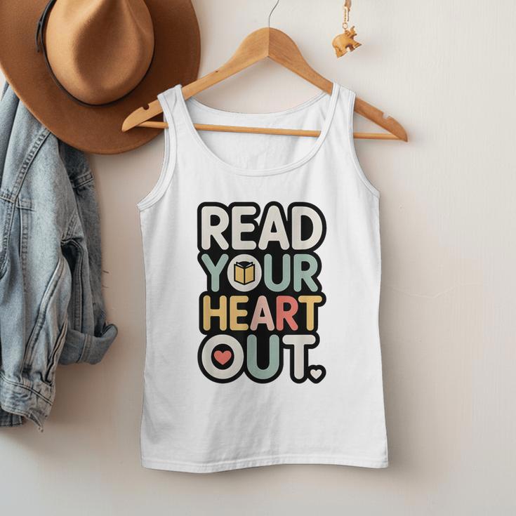 Read Your Heart Out Book Lover Quote Men Women Men Tank Top Read Your Heart Out Book Lover Quote Men Women Men Tank Top