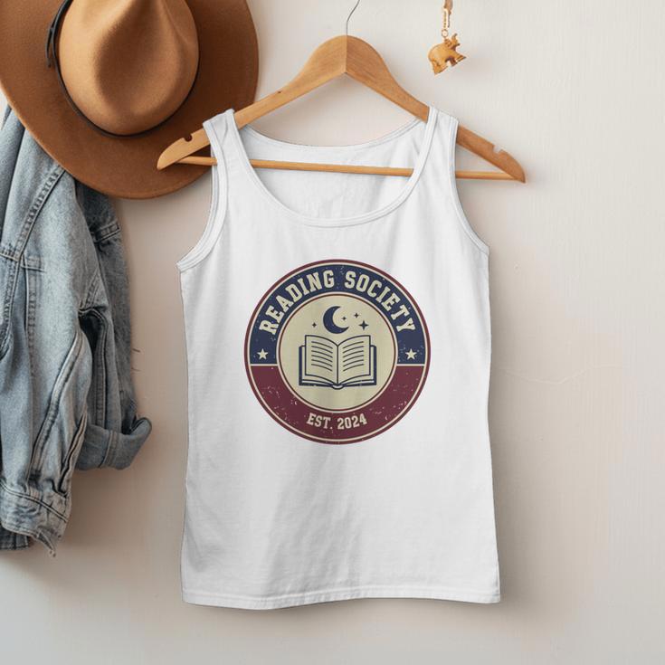 Reading Society Est 2024 Vintage Book Club Men Tank Top Reading Society Est 2024 Vintage Book Club Men Tank Top