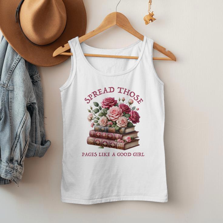 Spicy Books Spread Those Pages Like A Good Girl Dark Romance Men Tank Top