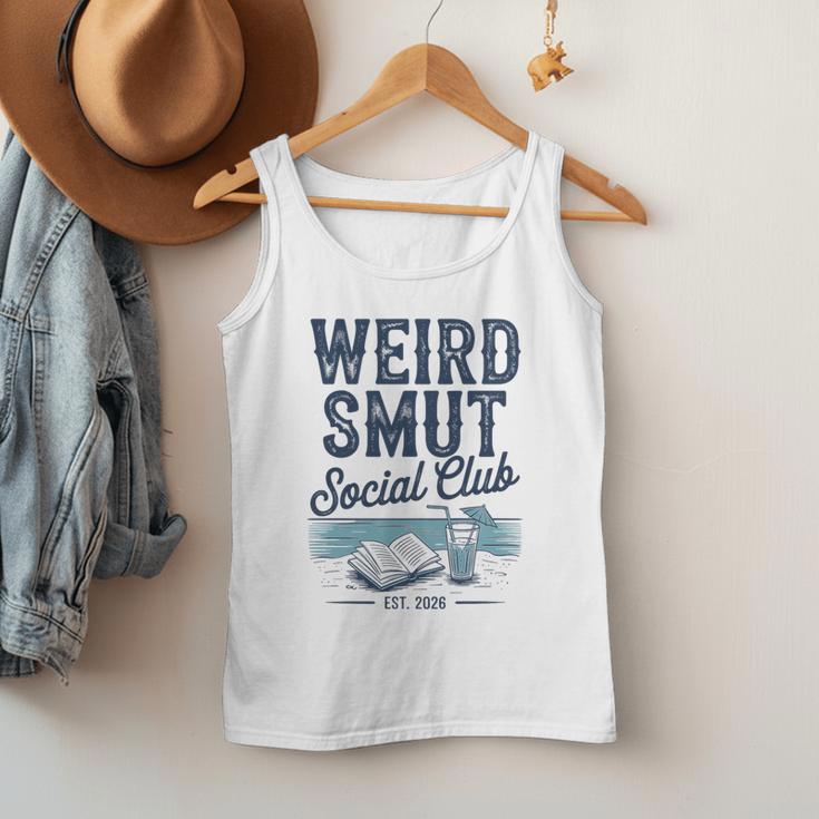 Spicy Romance Book Reader Fan Weird Smut Social Club Premium Tri-Blend Men Tank Top