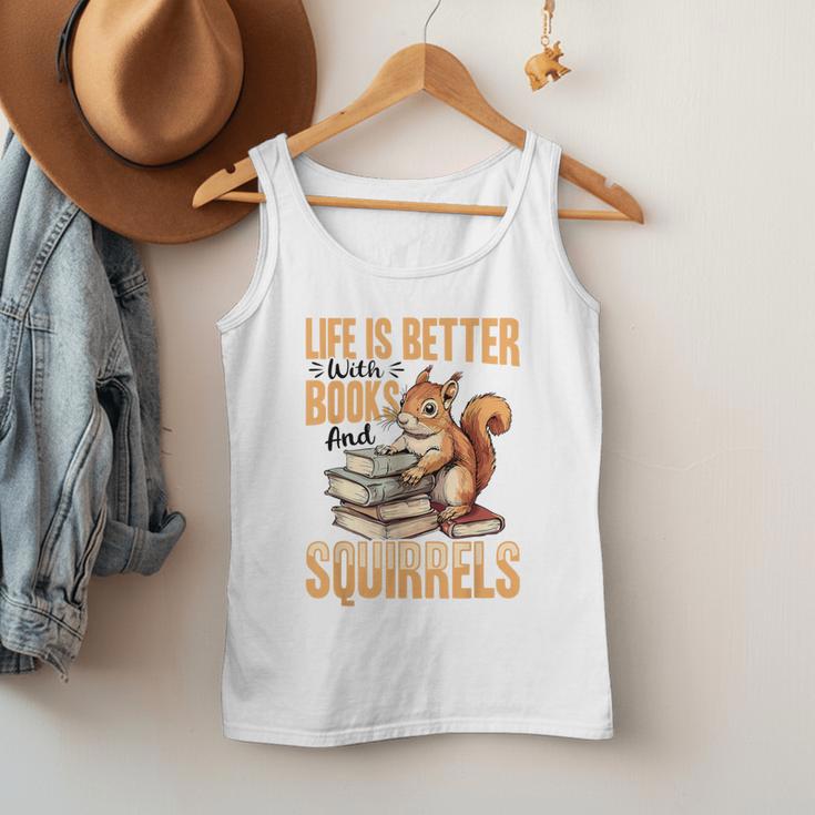 Squirrel Animal Life Is Better With Books And a Men Tank Top Squirrel Animal Life Is Better With Books And a Men Tank Top