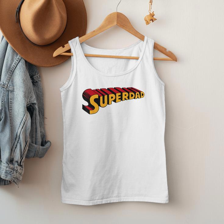 Super Dad Superdad Superhero Dad Men Tank Top