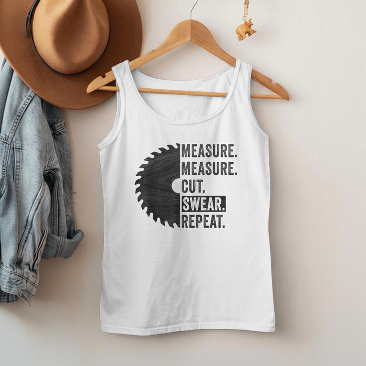 Woodworking Dad Measure Cut Swear Handyman Fathers Day Men Tank Top Woodworking Dad Measure Cut Swear Handyman Fathers Day Men Tank Top