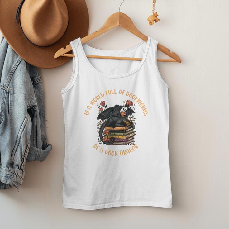 In A World Full Of Bookworms Be A Book Dragon Book Lover Men Tank Top In A World Full Of Bookworms Be A Book Dragon Book Lover Men Tank Top