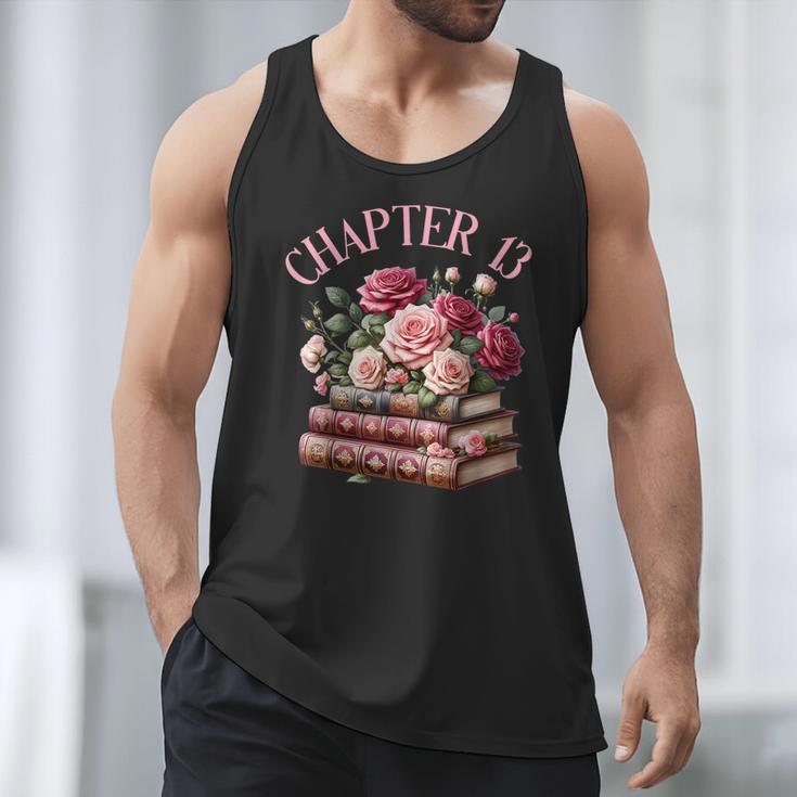 13th Birthday Chapter 13 Birthday Shirt Girls Book Lover Men Tank Top