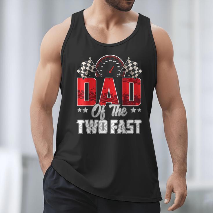 2 Year Old Racing Car Two Fast Birthday 2nd Family Dad Men Tank Top