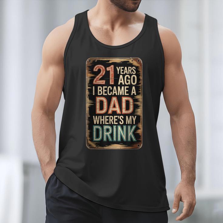 21st Birthday For Dad 21 Year Old Child Son Daughter Men Tank Top